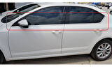 Cam Çıtaları Krom Üst Kalite 6 Parça Octavia-3 A7 SD 2013 Ve Sonrası Modeller İçin