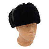 Gerçek Deri Kışlık pilot Şapka Hakiki Deri İçi Kürklü Outdoor Şapka