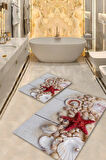 Multi  Kaymaz Taban DenizYıldız Tema Banyo Paspas  BP-5
