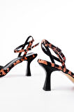 ASFSTORE ST-004 Leopar Günlük 7 cm Topuklu Bayan Ayakkabı