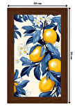 SERAMİK ÜZERİNE AHŞAP ÇERÇEVELİ 30x50cm TABLO NO:56