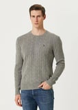 Polo Ralph Lauren Saç Örgü Dokulu Erkek Kazak