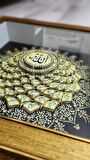 ESMA-ÜL HÜSNA GOLD DIŞ 40 X 40 RÖLYEF TABLO