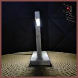 Modern Mermer LED Masa Lambası– Geometrik Spiral Tasarımı, Ev ve Ofis için- Mükemel orijinal tasarım