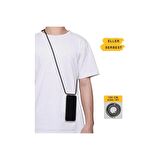 iPhone 12 6.1'' Boyun Askılı İpli Şeffaf Tank Kılıf