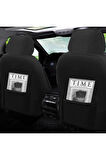 Lincoln Navigator UYUMLU TAM SET Gofya KIRMIZIOto Koltuk Kılıfı - Ön Arka Tam Set