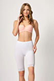 Dikişsiz Soft Kadın Paçalı Dantelli Boxer 3004