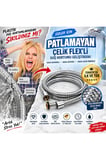 Çelik Flex Sargılı Duş Hortumu 150 cm Paslanmaz Çelik Örgülü 360° Döner Sistem ½"