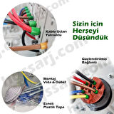 Amazon SKY PLUS, IP66-IP67-IP68, Monofaze Elektrikli Araç Kombinasyon Kutusu, Tesla Blue Adaptöre Uyumlu, + Kaçak Akım Röle, 3x32A + 1x16A - Sigorta Markası Seçeneği - 5 Yıl Garanti