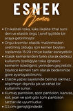 Beyaz Elastik Esnek Unisex Örgü Kemer - 8500-19