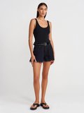 Siyah Askılı Bodysuit