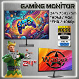 WarboX King Xeon X5650 Işlemci 32gb Ram 512gb Ssd R7 240-4gb E.kartı 24" Monitör Gaming Bilgisayar