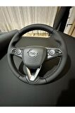 OPEL İNSİGNİA ARACA ÖZEL Uyumlu DİKMELİ DİREKSİYON KILIFI