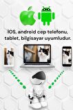 Otomatik Izleme Akıllı Robot Izleme Kamerası Kablosuz Wifi Ev Uzaktan Ağ Monitörü Ev Güvenlik Robotu