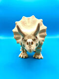 Dinozor Oyuncağı, Gerçekçi Triceratops Modeli - Büyük Boy