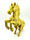 Altın Şahlanan At Biblosu (17 cm)
