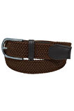 Siyah Elastik Esnek Unisex Örgü Kemer - 8500-1