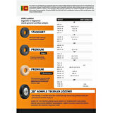 27x10-12 (250/75-12) Achiever Segmanlı İz Bırakmayan Dolgu Forklift Lastiği