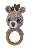 Amigurumi Geyik Uyku Arkadaşı Ve Diş Kaşıyıcı Seti
