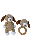 Amigurumi Köpek Uyku Arkadaşı Ve Diş Kaşıyıcı Seti