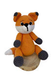 Amigurumi Tilki Uyku Arkadaşı Ve Diş Kaşıyıcı Seti