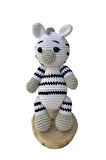 Amigurumi Zebra Uyku Arkadaşı Ve Diş Kaşıyıcı Seti
