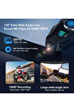 Q28 Dynego Motosiklet Kask Bluetooth Kulaklık 1080p Kamera Interkom Kulaklık Su Geçirmez Intercom