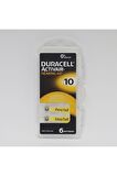 Duracell 10 Numara İşitme Cihaz Pili Kulaklık Pili 6'lı