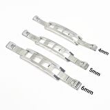Emporio Armani Tissot Saat Uyumlu Metal Kordon Kelebek Düz Kilit - 4mm