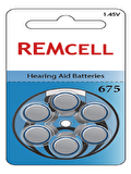 Remcell 675 Numara İşitme Cihaz Pili Kulaklık Pili 6'lı Blister-1 PAKET