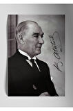 Atatürk - Metal Poster Tablo
