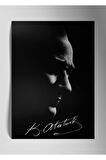 Atatürk - Metal Poster Tablo