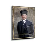 Atatürk Klasik Portre Modern Cam Tablo – ATA139