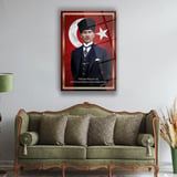 Atatürk Çalışkanlık Sözü Cam Tablo – ATA265