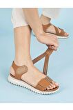 652 Ortopedik Taban Spor Outdoor Kadın Sandalet Esnek Hafif Sandalet