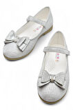 5952 Rahat Taban Tokalı Kız Çocuk Babet Ayakkabı Düğün Abiye Nişan Ayakkabısı