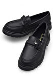 812-L Rahat Taban Günlük Siyah Kadın Laofer Ayakkabı Casual Kadın Ayakkabı Rugan
