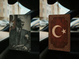 Atatürk ve Türk Bayrağı - İkili Oto Kokusu - Dekoratif Araç Kokusu ve Aksesuarı