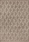 Vegas Bej Beyaz Gri Yumuşak Dokulu Modern Geometrik Desenli Halı