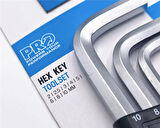 Pro Hex Key Bisiklet Alyan Seti 2-10mm Arası 8'li Set