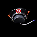 ATLANTİS 6 WATT 6W COB LED SPOT SİYAH KASA YUVARLAK GÜNIŞIĞI İÇÇAP: 7CM DIŞÇAP: 9CM 480LM