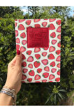 Atakids Lizy Desenli Defter, Kalemlik, Cüzdan ve Makyaj Çantası Seti (Defter: 168 yp, 14*20)