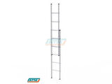 2*2=4 MT 80X25 İKİ PARÇALI SÜRGÜLÜ MERDİVEN
