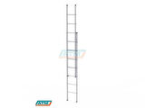 2,5*2=5 MT 80X25 İKİ PARÇALI SÜRGÜLÜ MERDİVEN