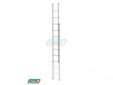 3*2=6 MT 65X25 İKİ PARÇALI SÜRGÜLÜ MERDİVEN