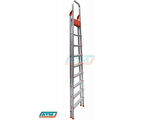 ALMERA 8+1 TEK ÇIKIŞLI ALUMİNYUM MERDİVEN
