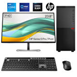Turbox Tx6130 i5 12400 32GB DDR4 512GB SSD 23.8 IPS Pivot HP SERIES 5 PRO FHD Kurumsal Ofis Hazır Sistem