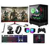 Turbox Tx6201 i7 7700 16GB Ram 512GB SSD 8GB RX580 23.6 Curved Oyuncu Masaüstü Bilgisayarı