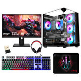 Turbox Tx6515 Ryzen 5 5500 32GB Ram 2TB NVMe SSD RTX3050 23.8 200Hz Oyun Hazır Sistem