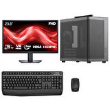 Turbox Tx8331 Ultra 5 225 16GB DDR5 Ram 256GB NVMe 23.8 inç Monitör Masaüstü Ofis Hazır Sistem